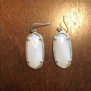 Kendra Scott Elle earrings in white